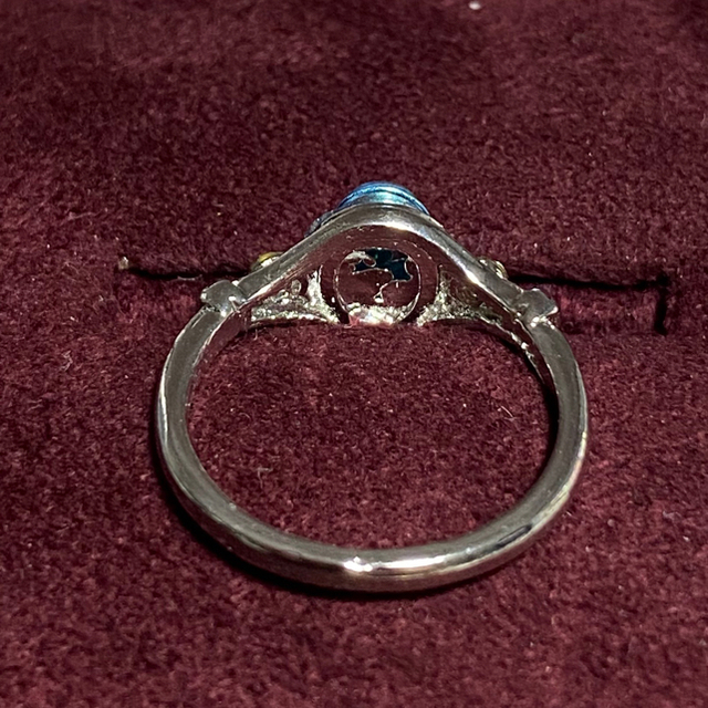 シーブルームーンストーンリング　16号 レディースのアクセサリー(リング(指輪))の商品写真
