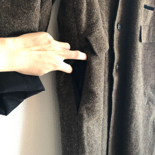 SUNSEA(サンシー)の売り切りsunsea british wool coat 16AW メンズのジャケット/アウター(チェスターコート)の商品写真