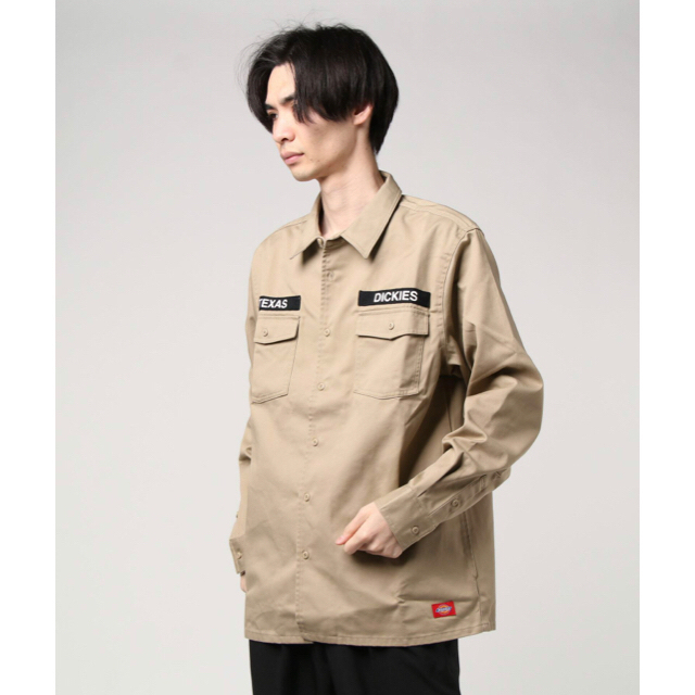 ディッキーズ Dickies 長袖 ワークシャツ メンズXL /eaa275334