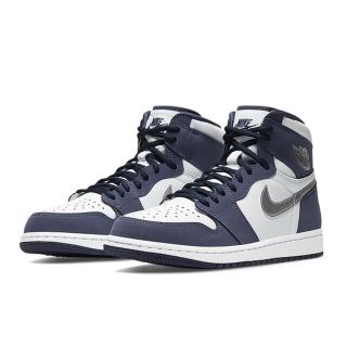 ナイキ(NIKE)のAIRJORDAN 1 HIGH OG CO.JP Midnight Navy(スニーカー)