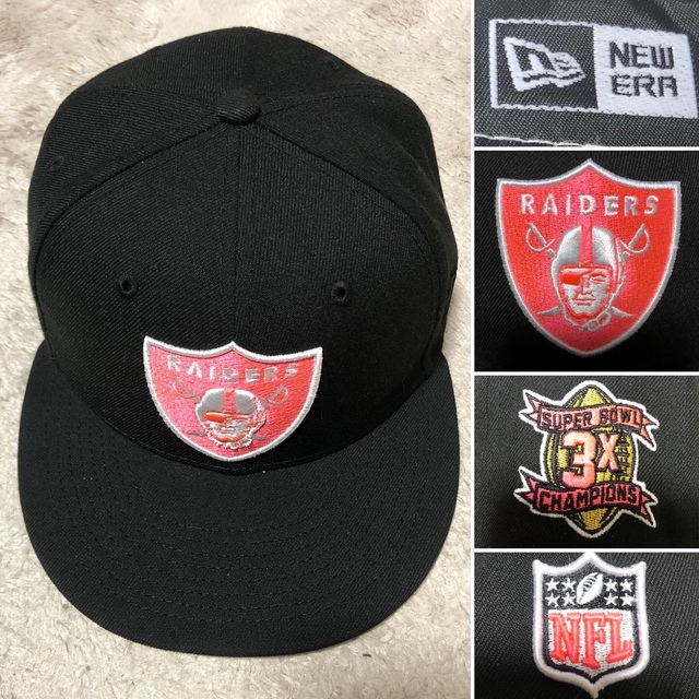 NEW ERA(ニューエラー)の人気！NFL Raiders NEWERA つば裏ピンク キャップ  n.w.a メンズの帽子(キャップ)の商品写真