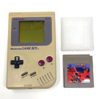 ゲームボーイ(ゲームボーイ)の【動作品】初代ゲームボーイ＋テトリス (携帯用ゲーム機本体)