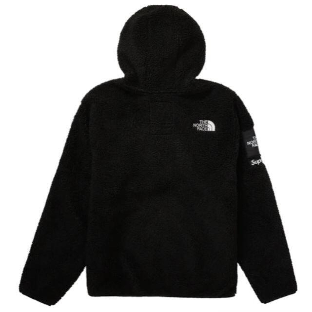 North Face S Logo Hooded Fleece Jacket L 2