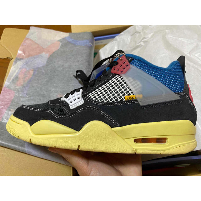 特価新作 NIKE - NIKE UNION Air Jordan 4 ユニオン ジョーダン27,5cmの通販 by k749526|ナイキならラクマ 最新作在庫
