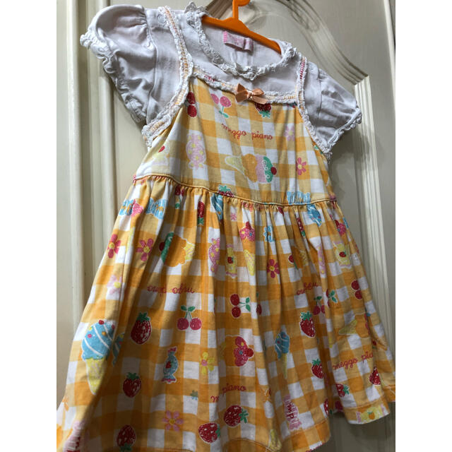 mezzo piano(メゾピアノ)のMezzo Pianoワンピースセット キッズ/ベビー/マタニティのキッズ服女の子用(90cm~)(ワンピース)の商品写真