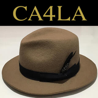 カシラ(CA4LA)のCA4LA ハット カシラ 中折れ ウール ステットソン フェルト 帽子 RRL(ハット)