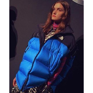 マルタンマルジェラ(Maison Martin Margiela)のMM6 TNF Circle Nuptse Jacket　マルジェラ ノース(ダウンジャケット)