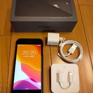 iphone8 64GB スペースグレイ SIMフリー(スマートフォン本体)