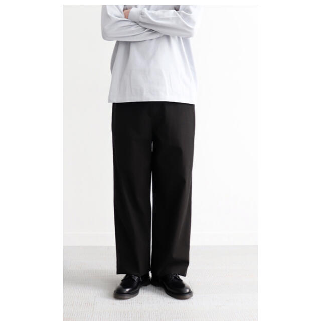AURALEE FINX HARD TWIST GABARDINE PANTS