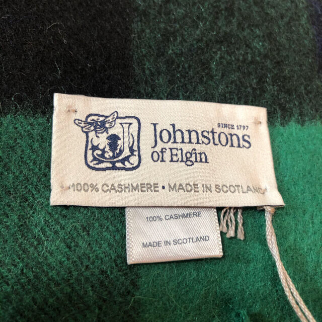 Johnstons(ジョンストンズ)のJOHNSTONS ジョンストンズ 大判カシミヤストール baird ハンドメイドのファッション小物(マフラー/ストール)の商品写真