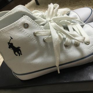 ポロラルフローレン(POLO RALPH LAUREN)のPORO ハイカットスニーカー(スニーカー)