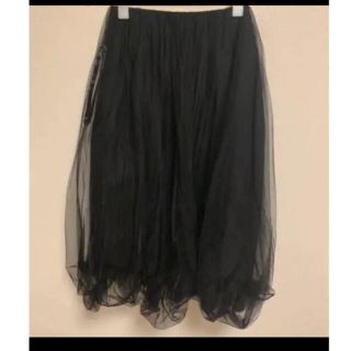 コム デ ギャルソン(COMME des GARCONS) チュールスカート ひざ丈