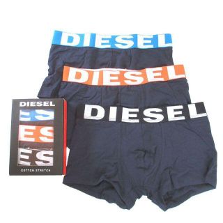 ディーゼル(DIESEL)のディーゼル　メンズ　ボクサーパンツ　L　3枚セット　E5218 NAVY(ボクサーパンツ)