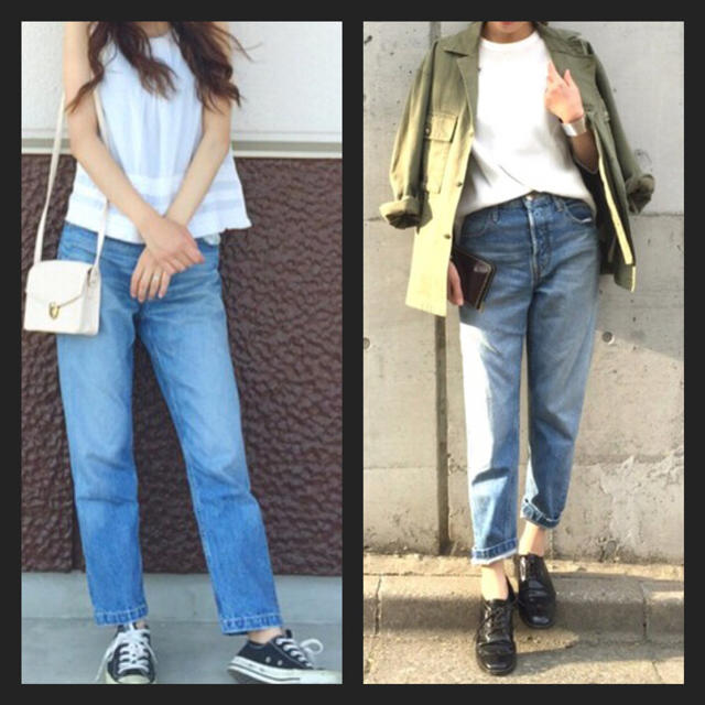 BLACK by moussy(ブラックバイマウジー)のHUILA blue denim レディースのパンツ(デニム/ジーンズ)の商品写真