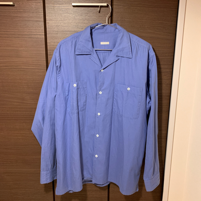 値下げ中!!】COMOLI 16AW/オープンカラーシャツ