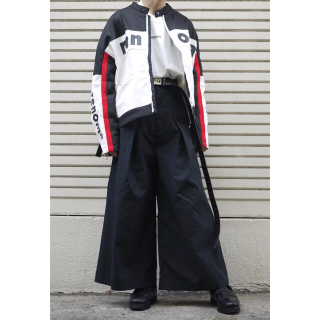 78cmわたりJieDa BIG TUCK PANTS BLACK 2