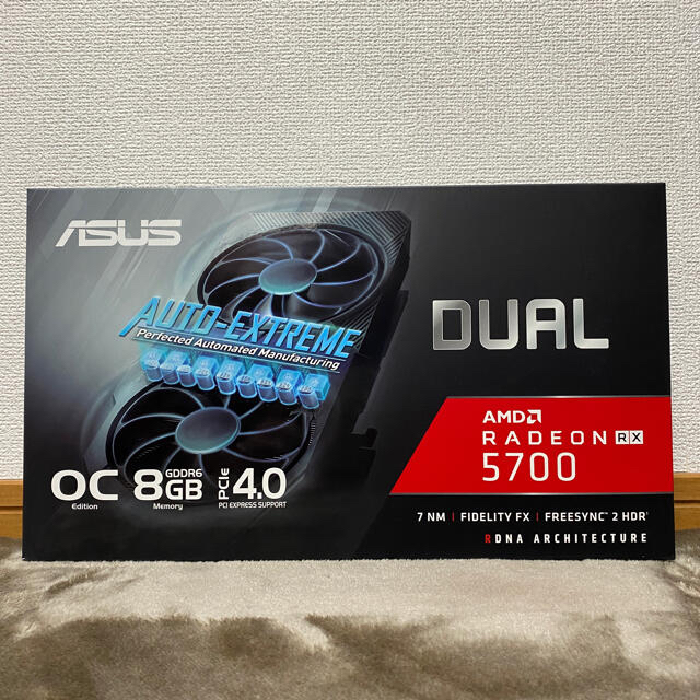 ASUS グラフィックボード DUAL-RX5700