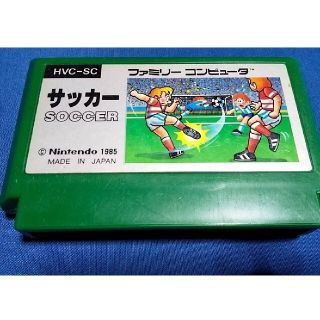 ファミリーコンピュータ(ファミリーコンピュータ)のサッカー ファミリーコンピューターソフト(家庭用ゲームソフト)