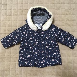 プチバトー(PETIT BATEAU)のPETIT BATEAU ダウンジャケット ジャンパー 12m/74㎝(ジャケット/コート)