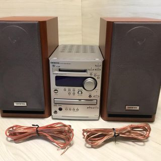 オンキヨー(ONKYO)のONKYO  CD/MDチューナーアンプ　FR-N3X  ミニコンポ(アンプ)