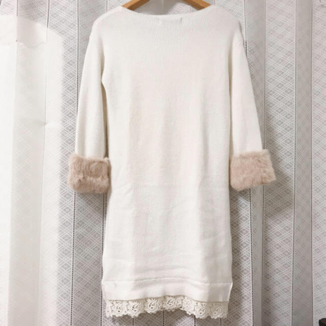 Rirandture - 新品♡リランドチュール♡袖ファーニットワンピースの ...