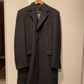 新品同16AWコレクションプラダメンズヘリンボーンチェスターコート48PRADA