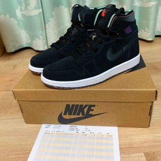 ナイキ(NIKE)のNIKE AIR エアジョーダン1 ズーム　Court Black 26.5cm(スニーカー)