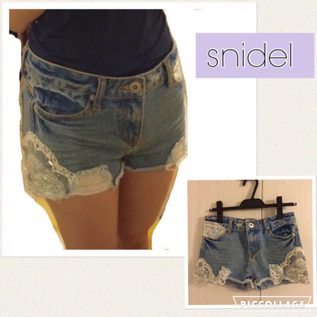 SNIDEL(スナイデル)のsnidel♡デニムパンツ レディースのパンツ(デニム/ジーンズ)の商品写真