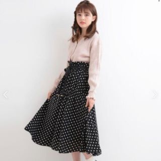 マジェスティックレゴン(MAJESTIC LEGON)のMAJESTIC LEGON ドットスカート(ひざ丈スカート)