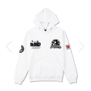 ヒステリックグラマー(HYSTERIC GLAMOUR)のHYSTERIC GLAMOUR x WDS HOODIE WHITE XL (パーカー)