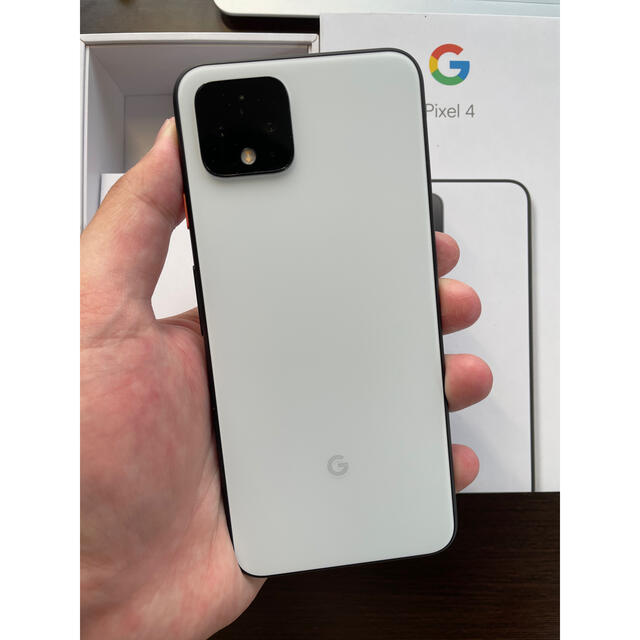 美品】ピクセル Google Pixel4 ホワイト 64GB SIMフリー-