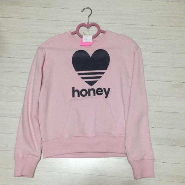 Honey mi Honey(ハニーミーハニー)の新品 ハニーミーハニー ロゴスエット レディースのトップス(トレーナー/スウェット)の商品写真