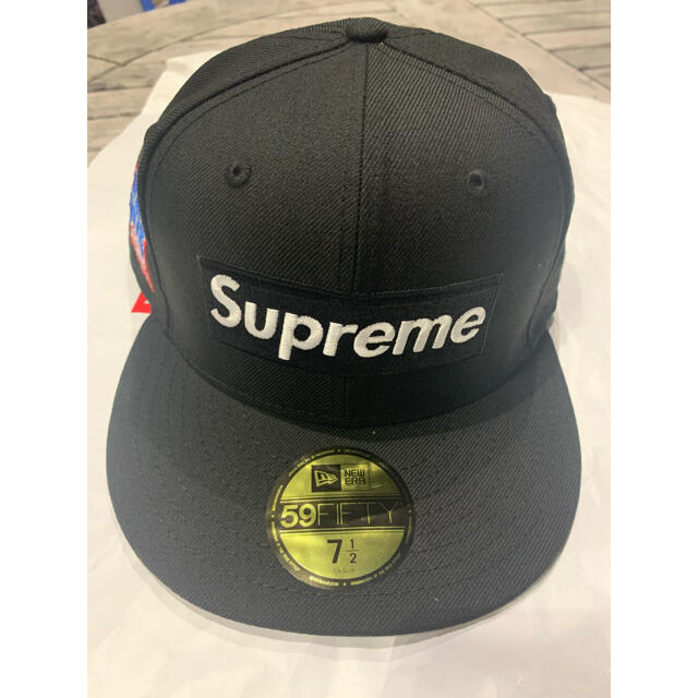 Supreme(シュプリーム)の黒World Famous Box Logo New Era シュプリーム メンズの帽子(キャップ)の商品写真