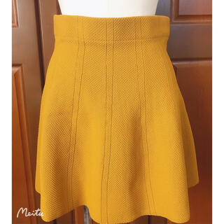 ザラ(ZARA)のザラ　ケーブル編み風　スカート　美品　サイズM(ミニスカート)