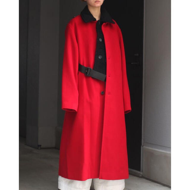ロングコートSOSHIOTSUKI Hanging Coat(RED×BOA)