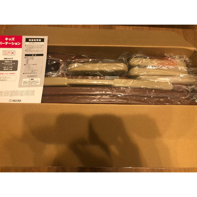 日本育児(ニホンイクジ)の未使用　ベビーゲート　日本育児 キッズ/ベビー/マタニティの寝具/家具(ベビーフェンス/ゲート)の商品写真