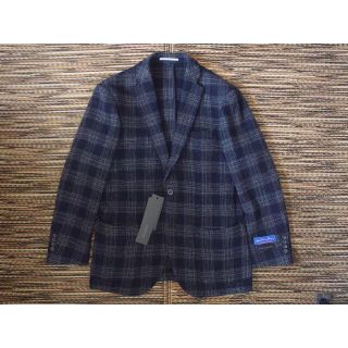 ビームス(BEAMS)のRING JACKET ネイビー チェックジャケット  L size 未使用品(テーラードジャケット)