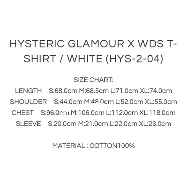 L HYSTERIC GLAMOUR X WDS T-SHIRT Tシャツ 2