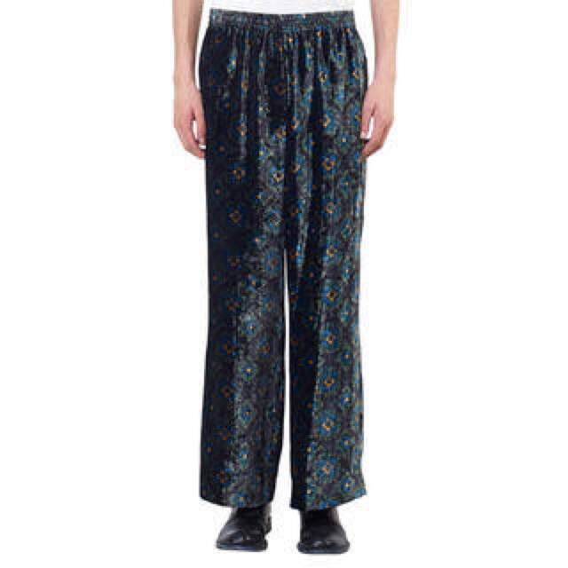 TOGA VIRILIS 19AW Velvet print Pants | hartwellspremium.com