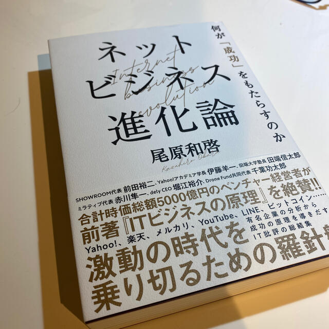 ネットビジネス進化論 何が「成功」をもたらすのか エンタメ/ホビーの本(ビジネス/経済)の商品写真