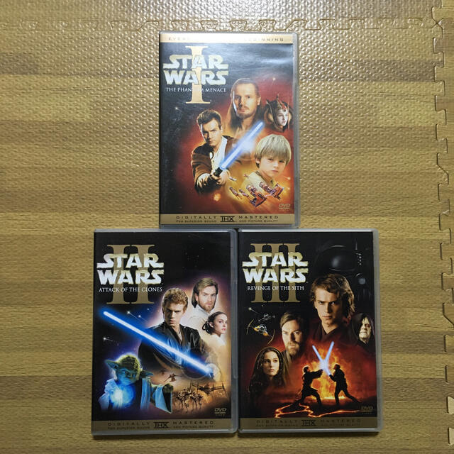 STAR WARS エピソードI・Ⅱ・Ⅲ DVD 3巻セット エンタメ/ホビーのDVD/ブルーレイ(外国映画)の商品写真