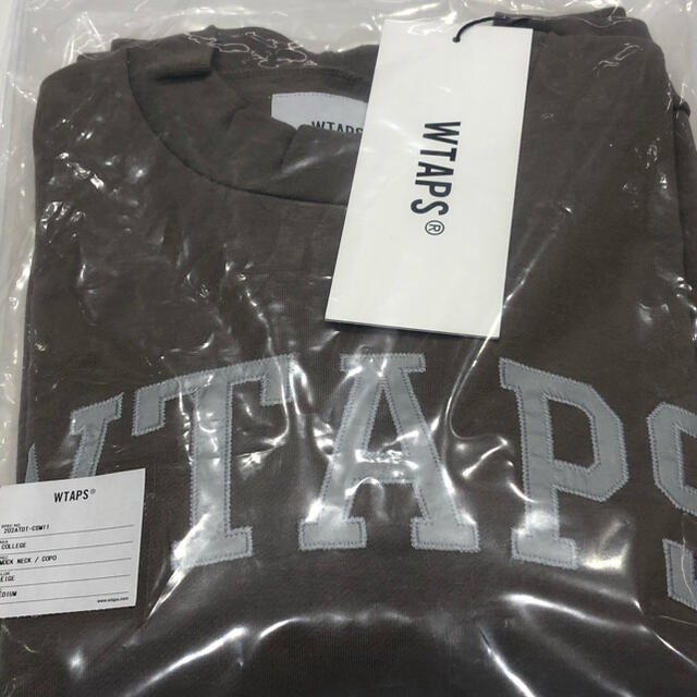 M ベージュ WTAPS COLLEGE MOCK NECK COPO 新品 2