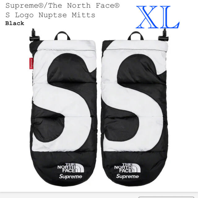 Supreme(シュプリーム)のSupreme/The NorthFace SLogo Nuptse Mitts メンズのファッション小物(手袋)の商品写真