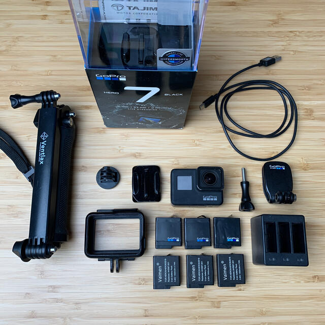 その他新品GoPro HERO7 Black 純正アクセサリー付7点セット