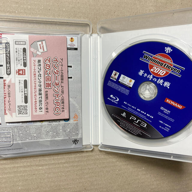 PlayStation3(プレイステーション3)のワールドサッカー ウイニングイレブン 2010 蒼き侍の挑戦 PS3 エンタメ/ホビーのゲームソフト/ゲーム機本体(家庭用ゲームソフト)の商品写真