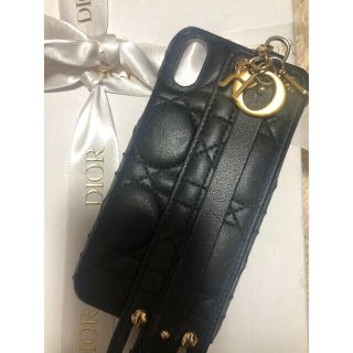 クリスチャンディオール(Christian Dior)のディオール　ラムスキン　レディディオール  iPhoneケース(iPhoneケース)