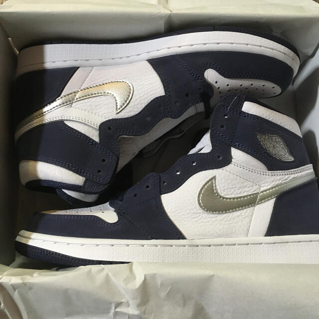 靴/シューズNIKE AJ1 HIGH OG CO.JP ミッドナイトネイビー