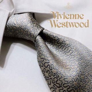 ヴィヴィアンウエストウッド(Vivienne Westwood)の【美品！光沢！人気！】Vivienne Westwood最高級シルクネクタイ！(ネクタイ)