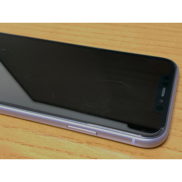 Apple(アップル)の本日特価 iPhone 11 256GB SIMフリー パープル アップルケア付 スマホ/家電/カメラのスマートフォン/携帯電話(スマートフォン本体)の商品写真