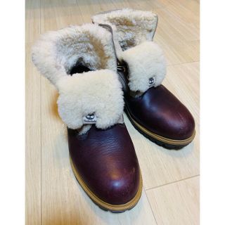 ティンバーランド(Timberland)のティンバーランド  ムートンブーツ　秋冬　ブラウン(ブーツ)